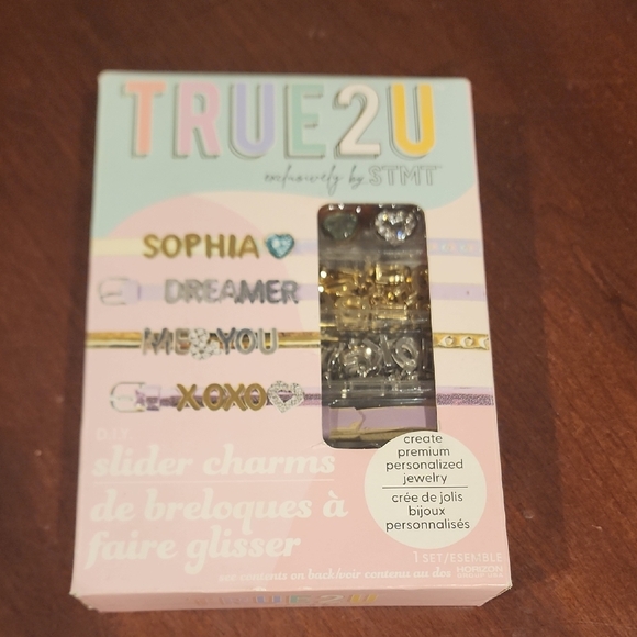 True2U Slider Charms Set - Picture 1 of 4